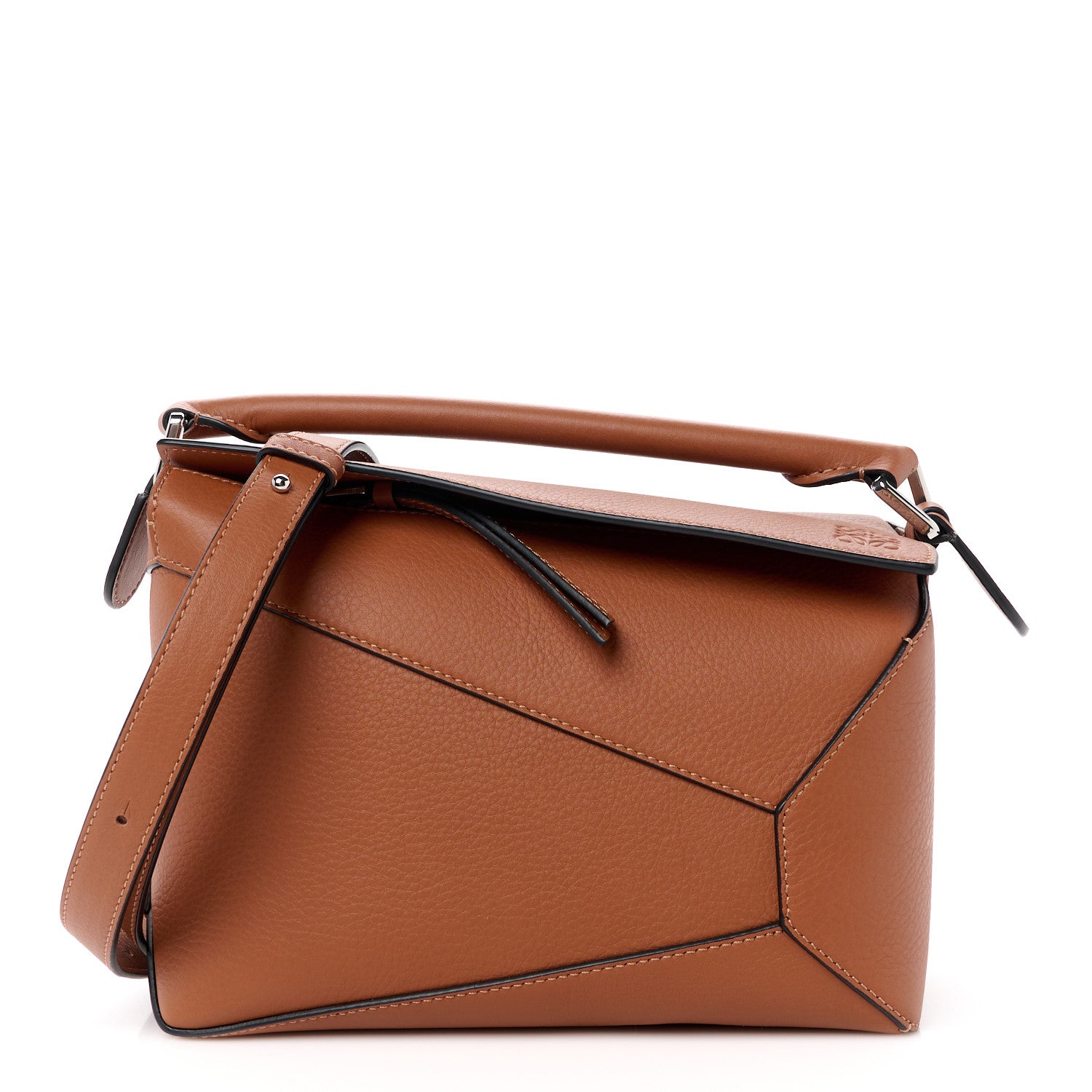 Loewe Calfskin Small Puzzle Edge Bag Tan 1 of 10