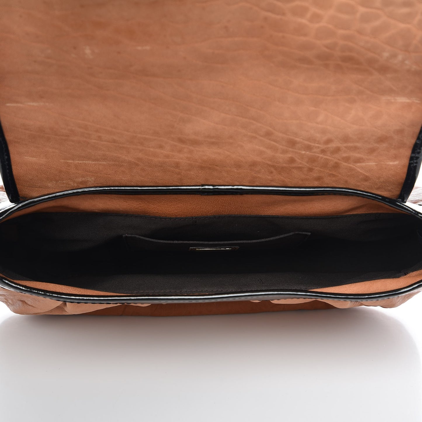Nappa Patent B Bag Osso Black