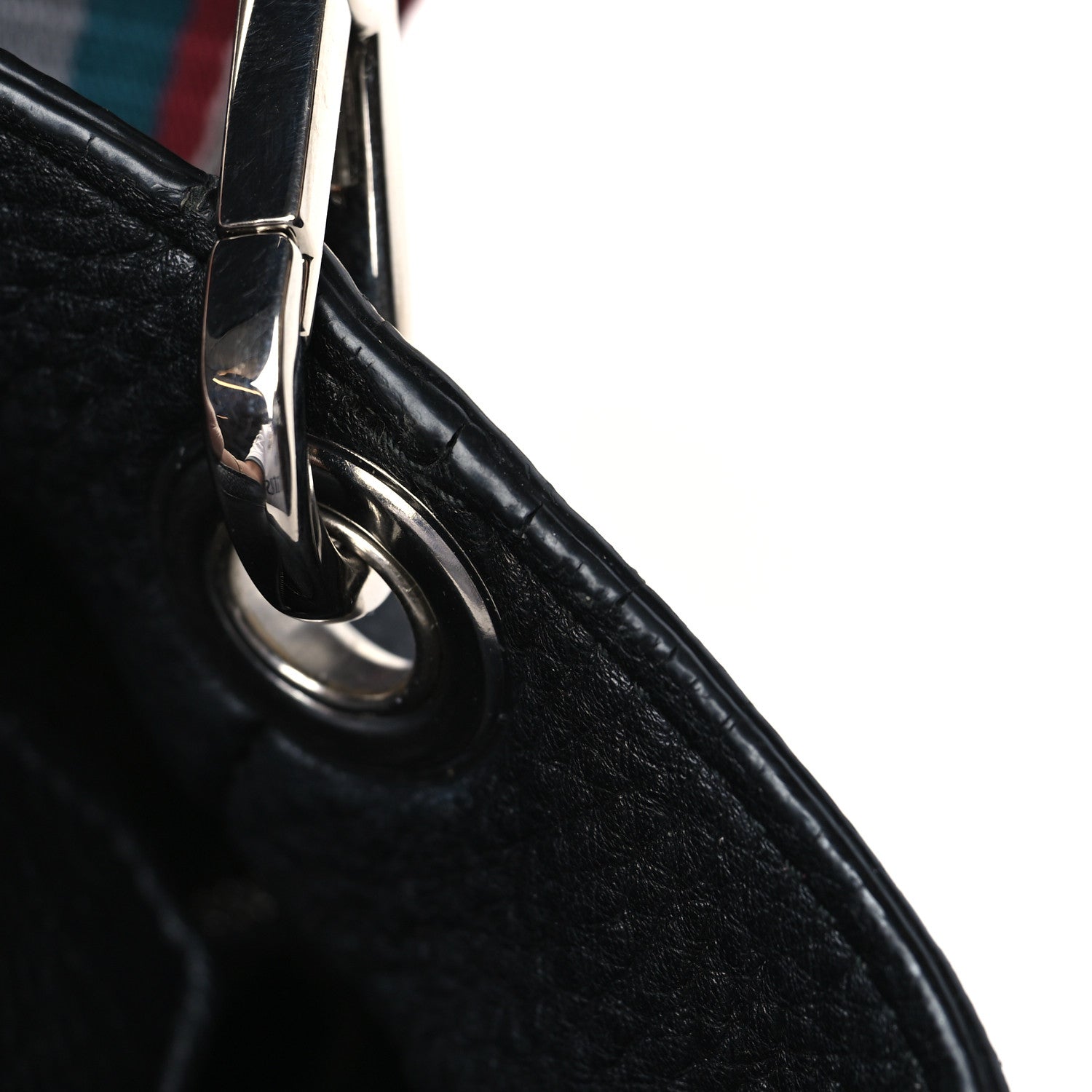 Prada Vitello Phenix Logo Hobo Black 9 of 9