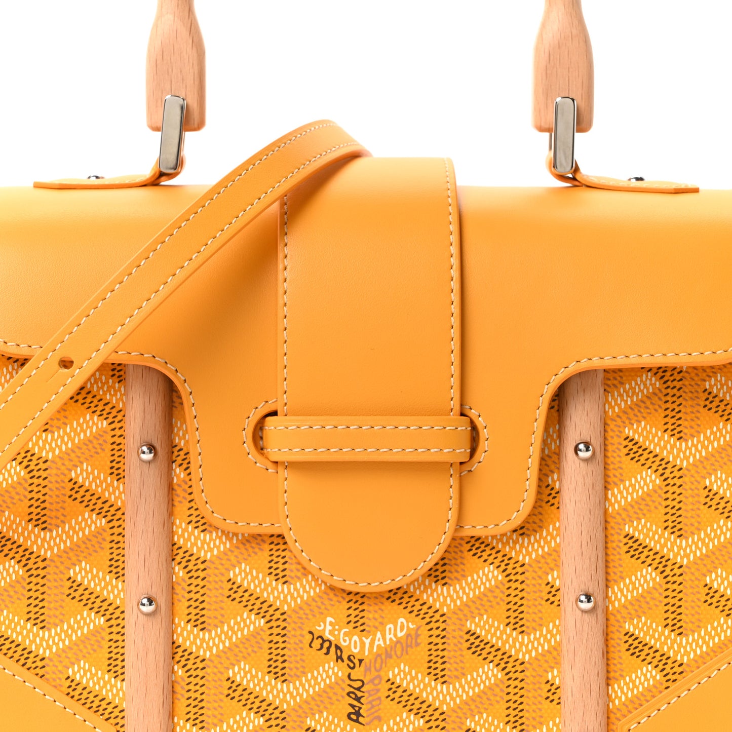 Goyardine Structure Mini Saigon Yellow