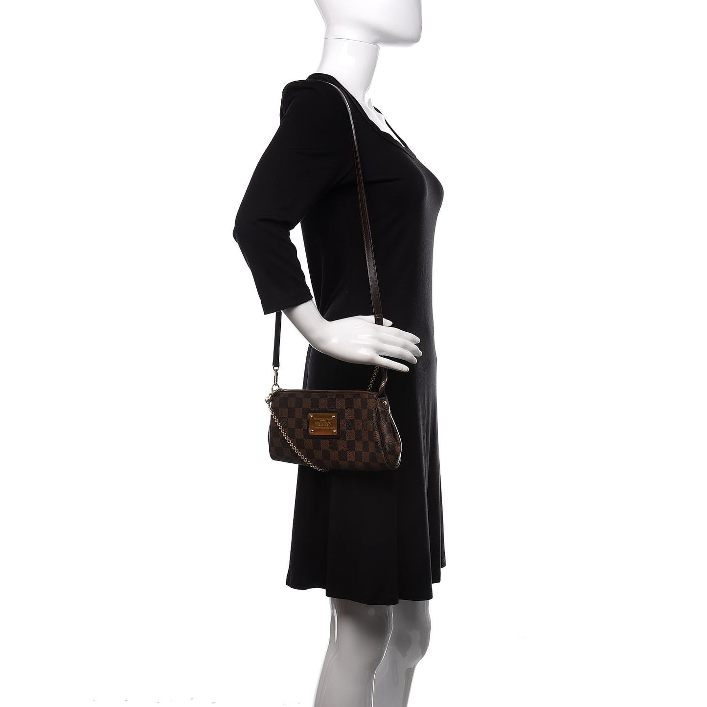 Damier Ebene Eva Clutch