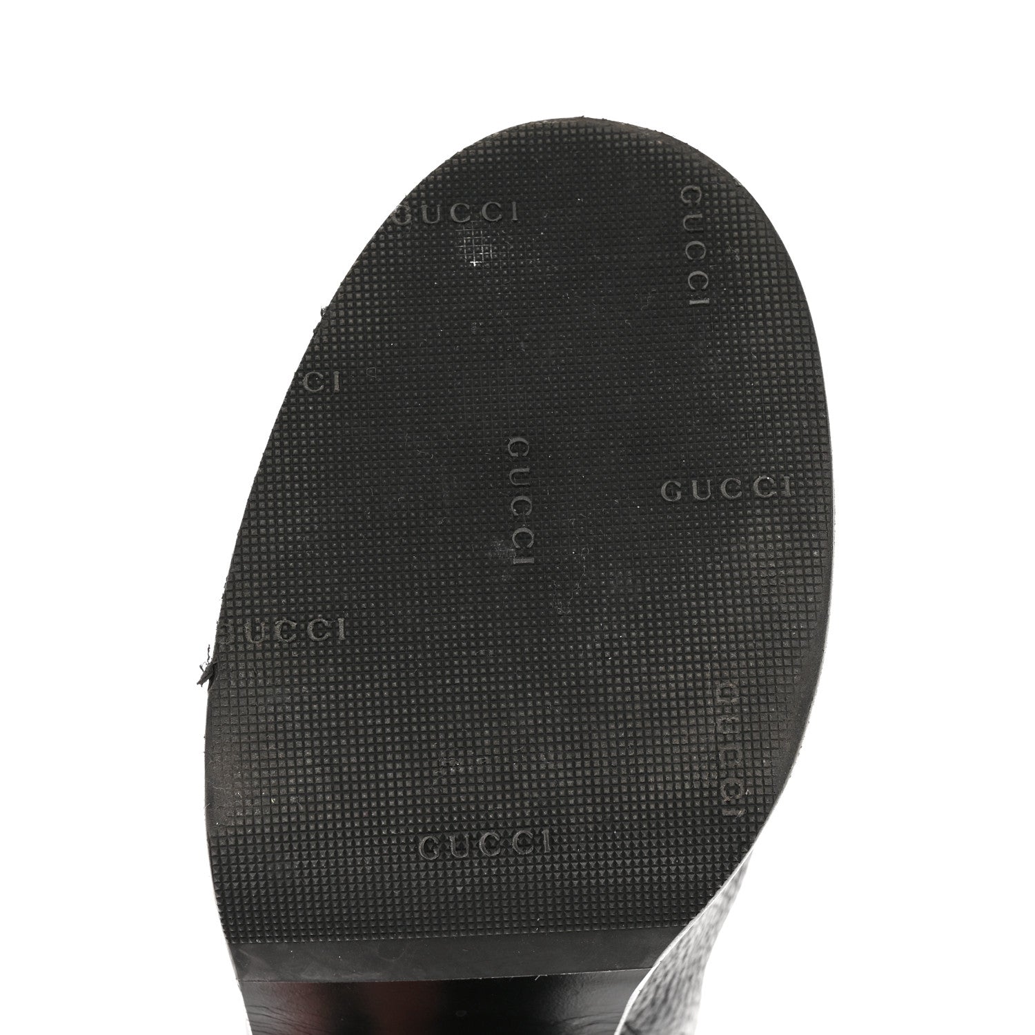 Gucci Austin Calfskin Interlocking G Knee High Boots 37 Black 24 of 26