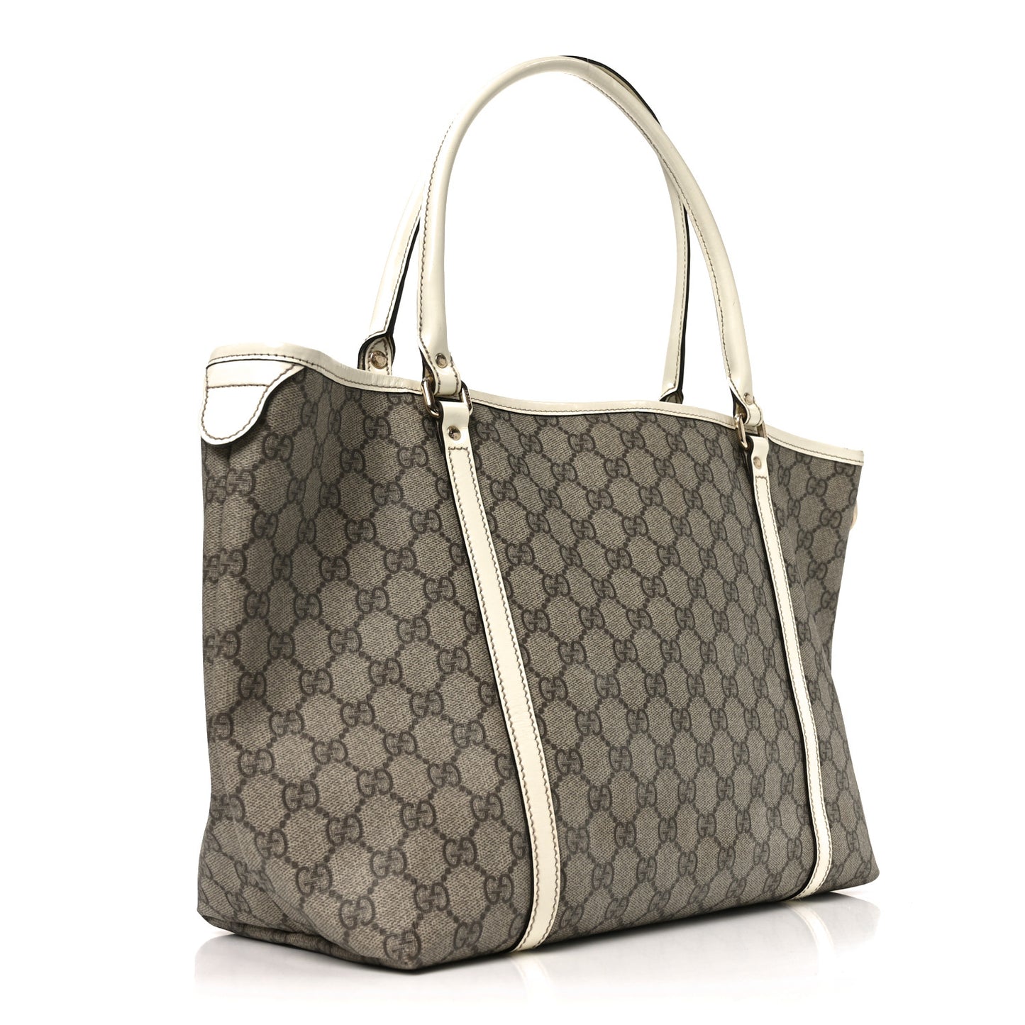 GG Plus Monogram Medium Joy Tote Off White