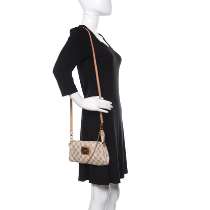 Louis Vuitton Damier Azur Eva Clutch 2 of 10