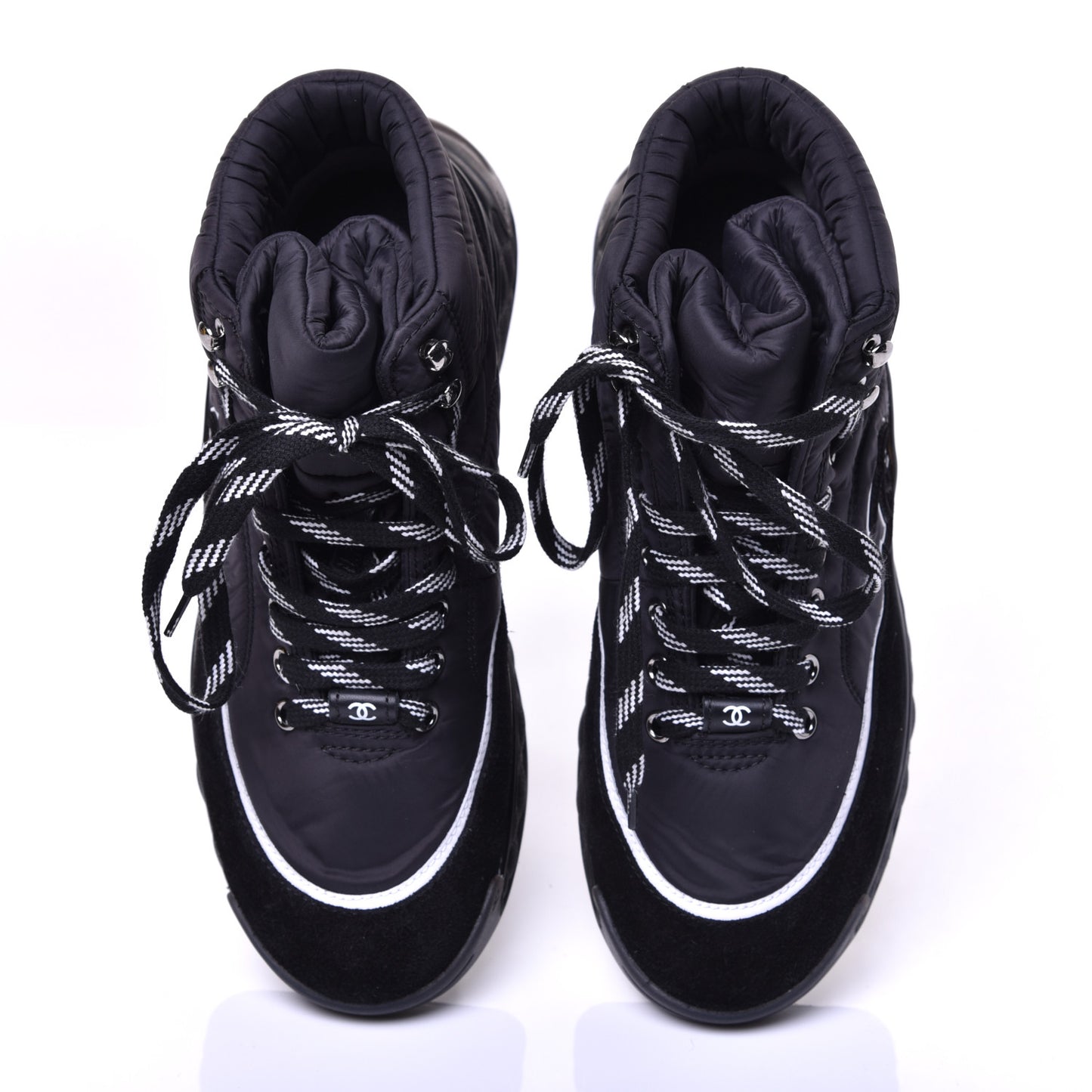 Fabric Suede Womens CC Sneakers 39 Black