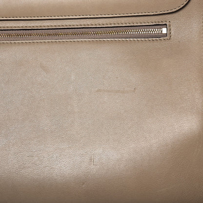 Celine Calfskin Suede Whipsnake Medium Trapeze Black Dune 18 of 25