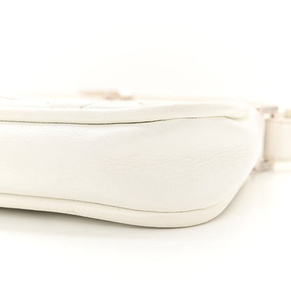 Chanel Caviar Quilted Timeless CC Shoulder Bag White 10 of 22