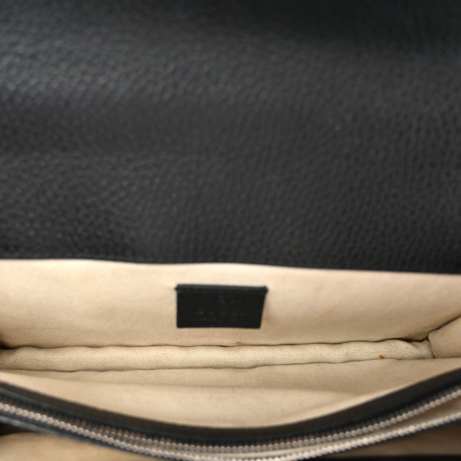 Gucci Pebbled Calfskin Small Dionysus Shoulder Bag Black 5 of 11