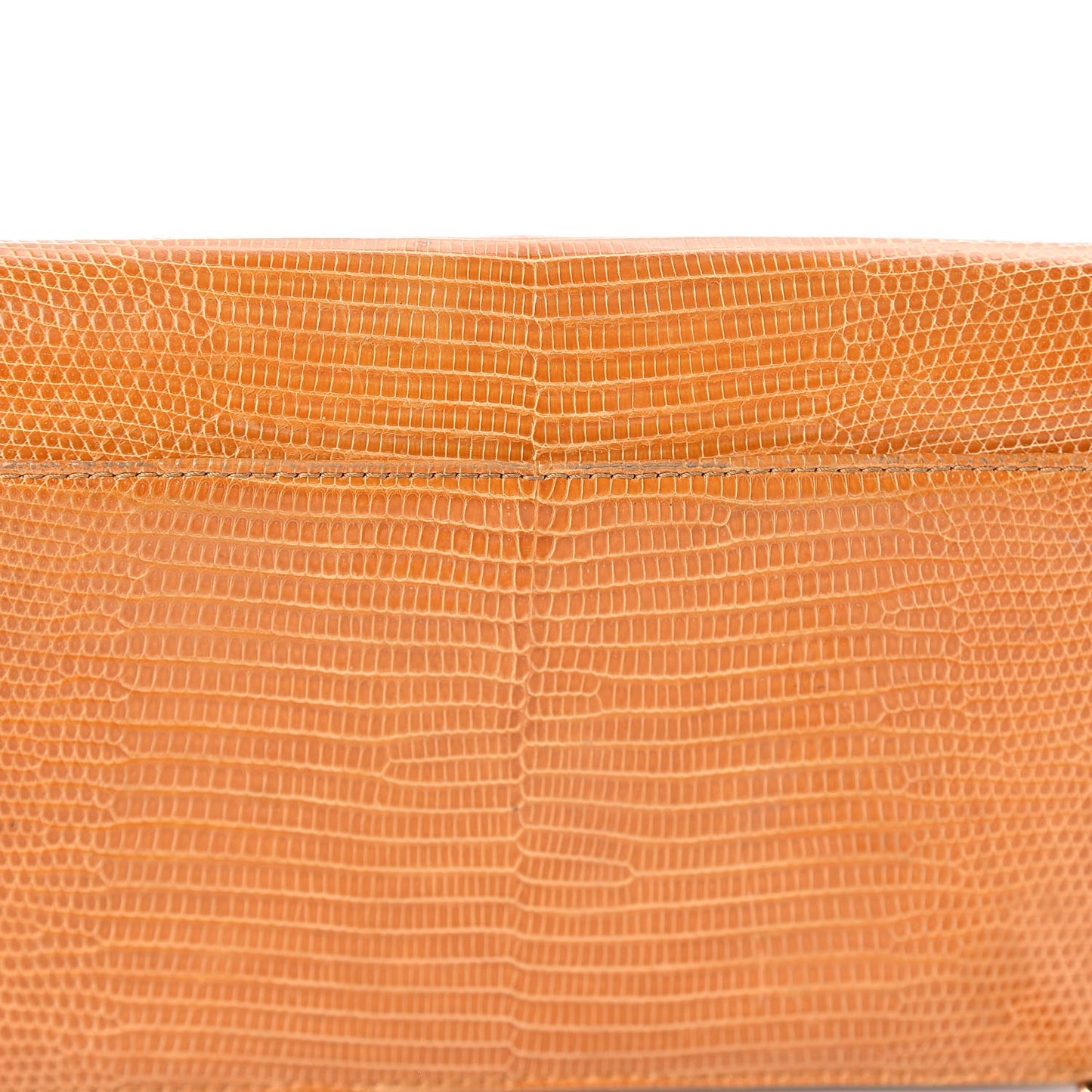 Lizard Golden Class Wallet on Chain WOC Orange