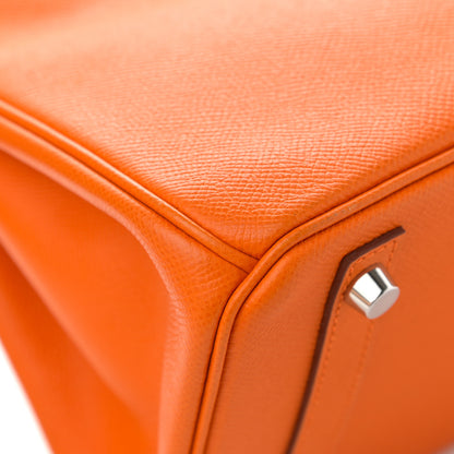 Hermes Epsom Birkin 30 Orange 11 of 12
