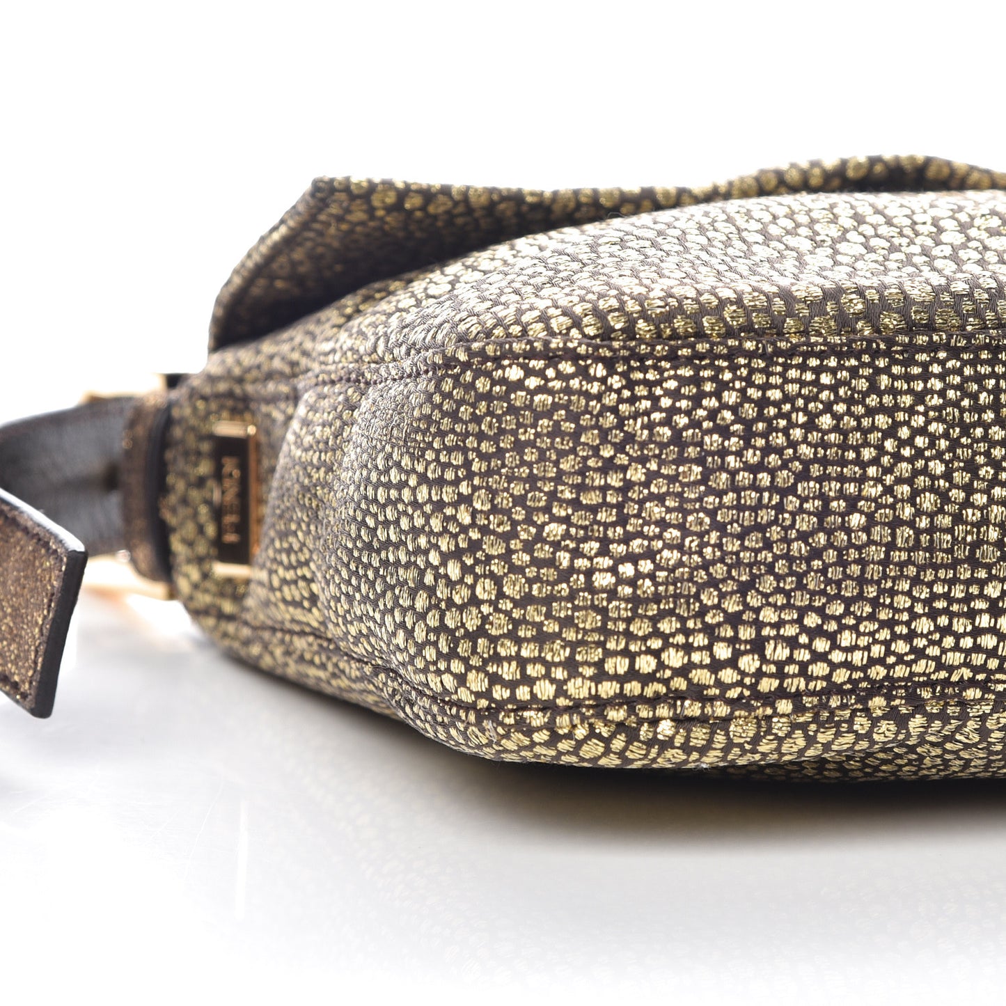 Metallic Canvas Baguette Gold