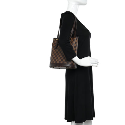 Louis Vuitton Damier Ebene Marais Bucket 23 2 of 10