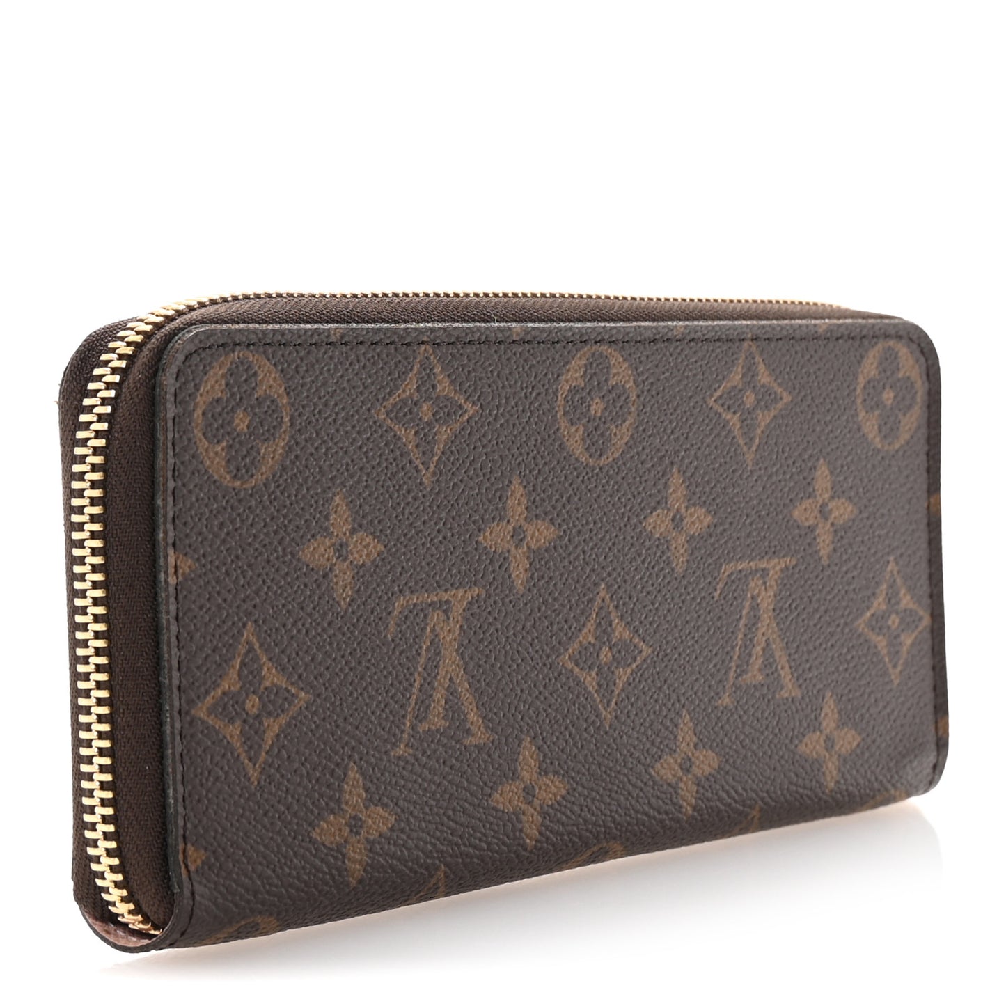 Monogram Clemence Wallet Rose Ballerine