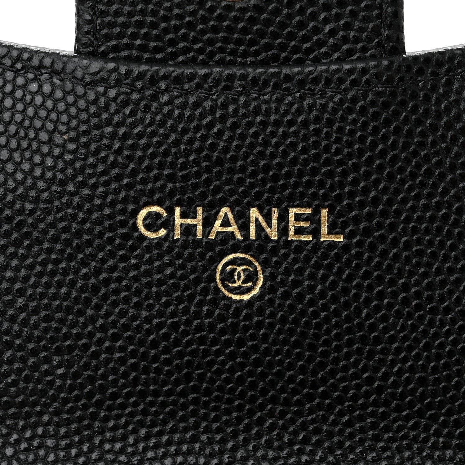 Chanel Caviar Quilted Flap Card Holder On Chain Black 6 of 13