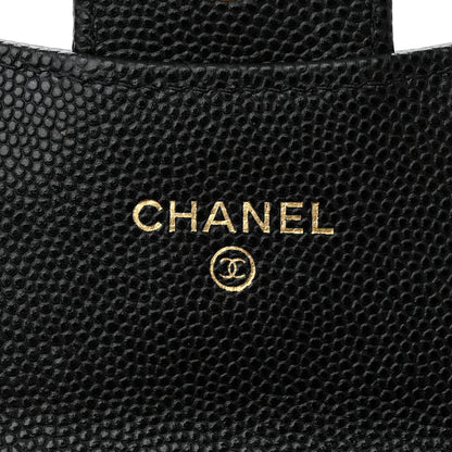 Chanel Caviar Quilted Flap Card Holder On Chain Black 6 of 13