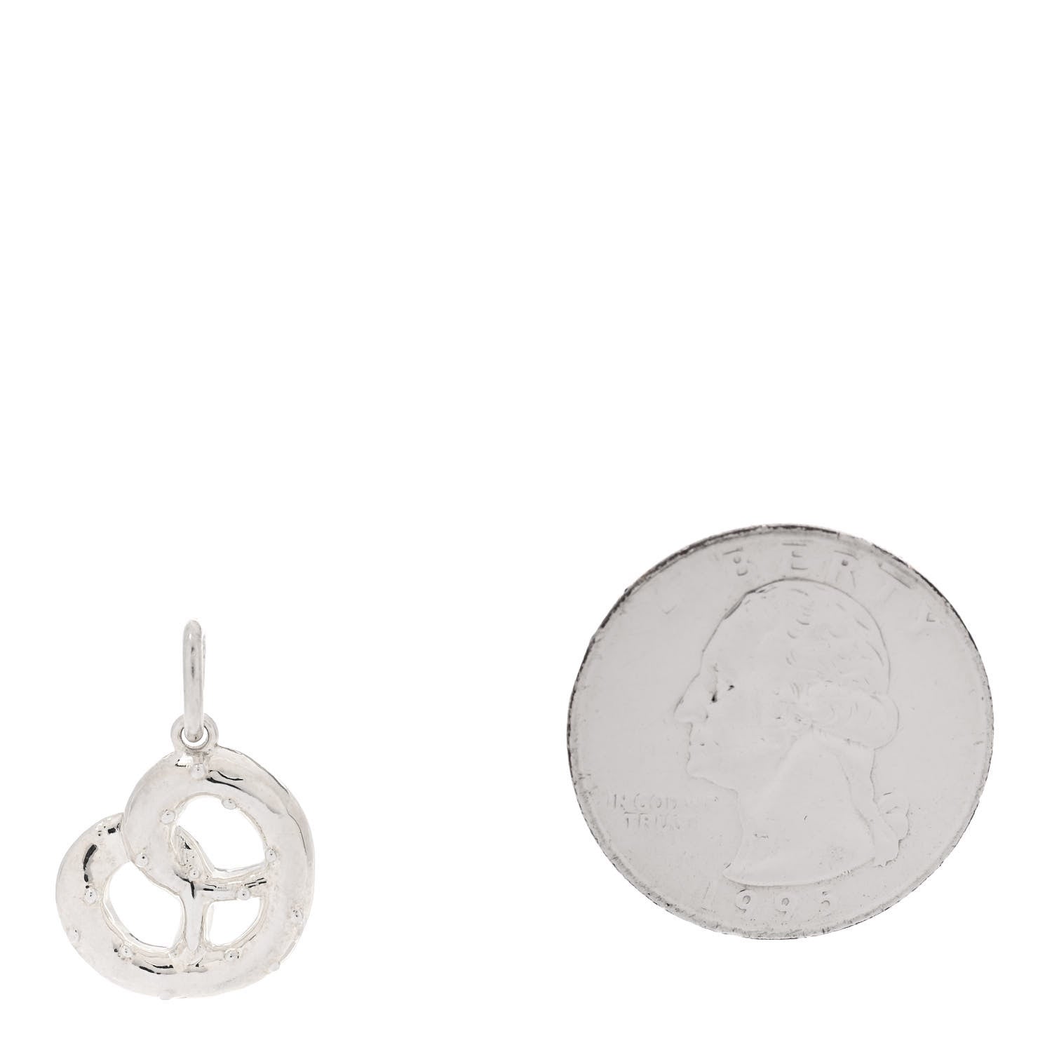 Tiffany Sterling Silver Pretzel Charm 2 of 4