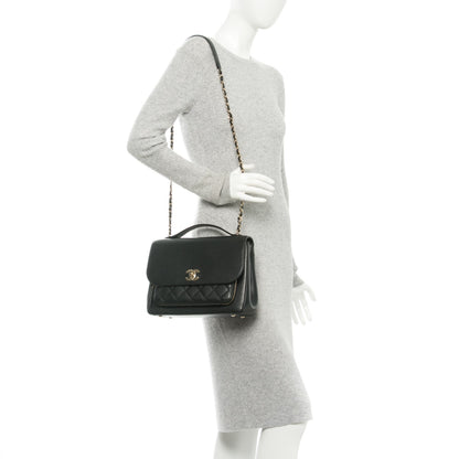 Chanel Caviar Quilted Large Business Affinity Flap Black 2 of 7