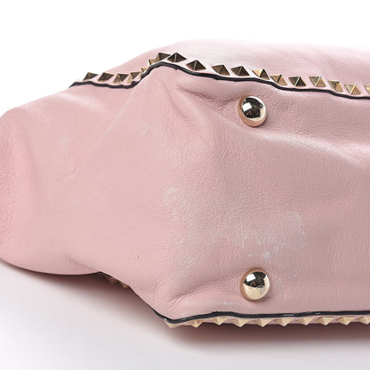 Valentino Garavani Vitello Medium Rockstud Tote Rose 11 of 16