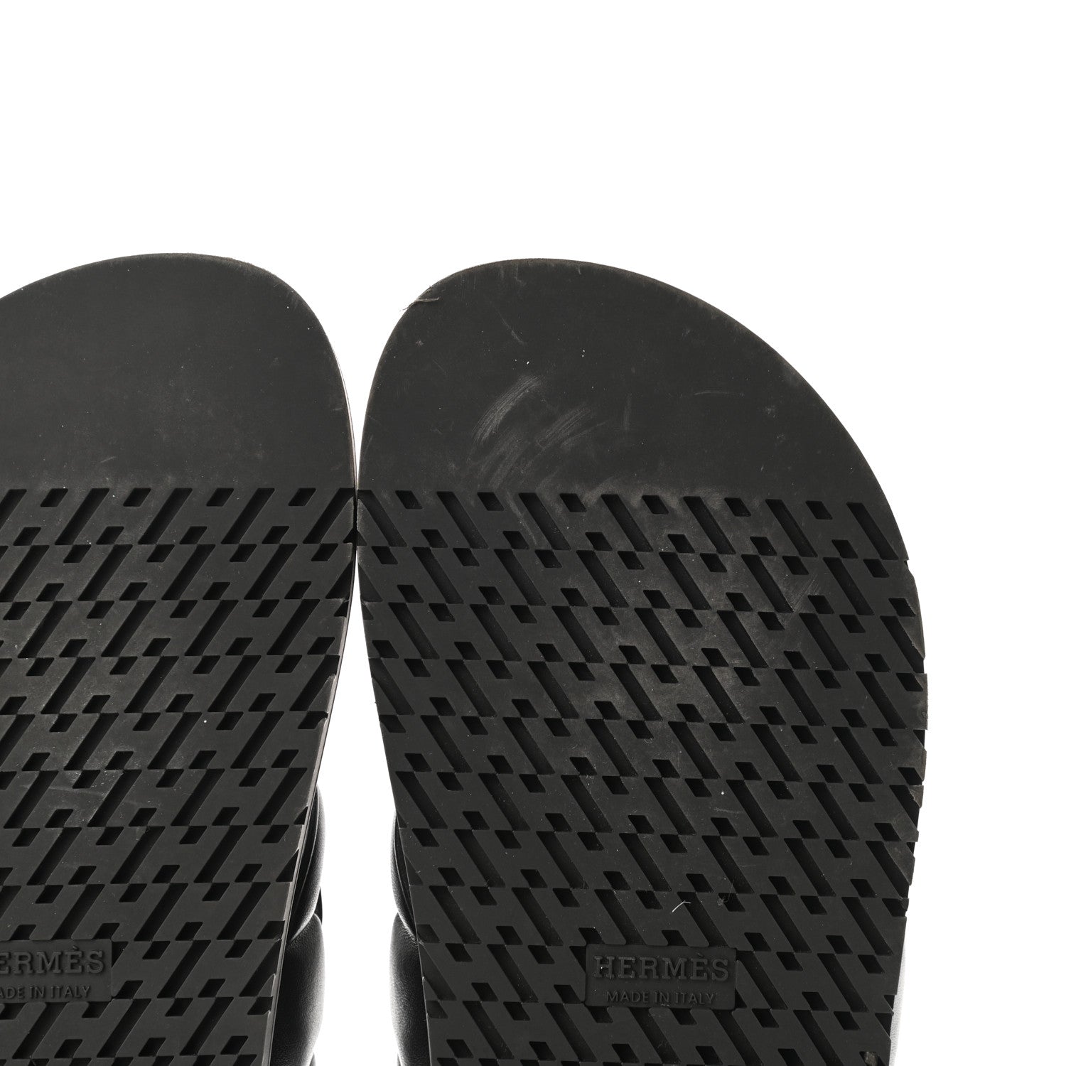 Hermes Nappa Extra Sandals 37 Black 9 of 10