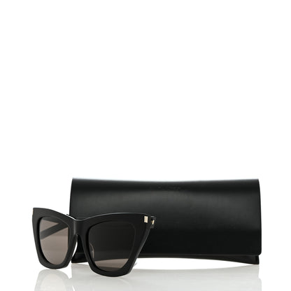 Saint Laurent New Wave SL214 Kate Cat Sunglasses Black 8 of 8