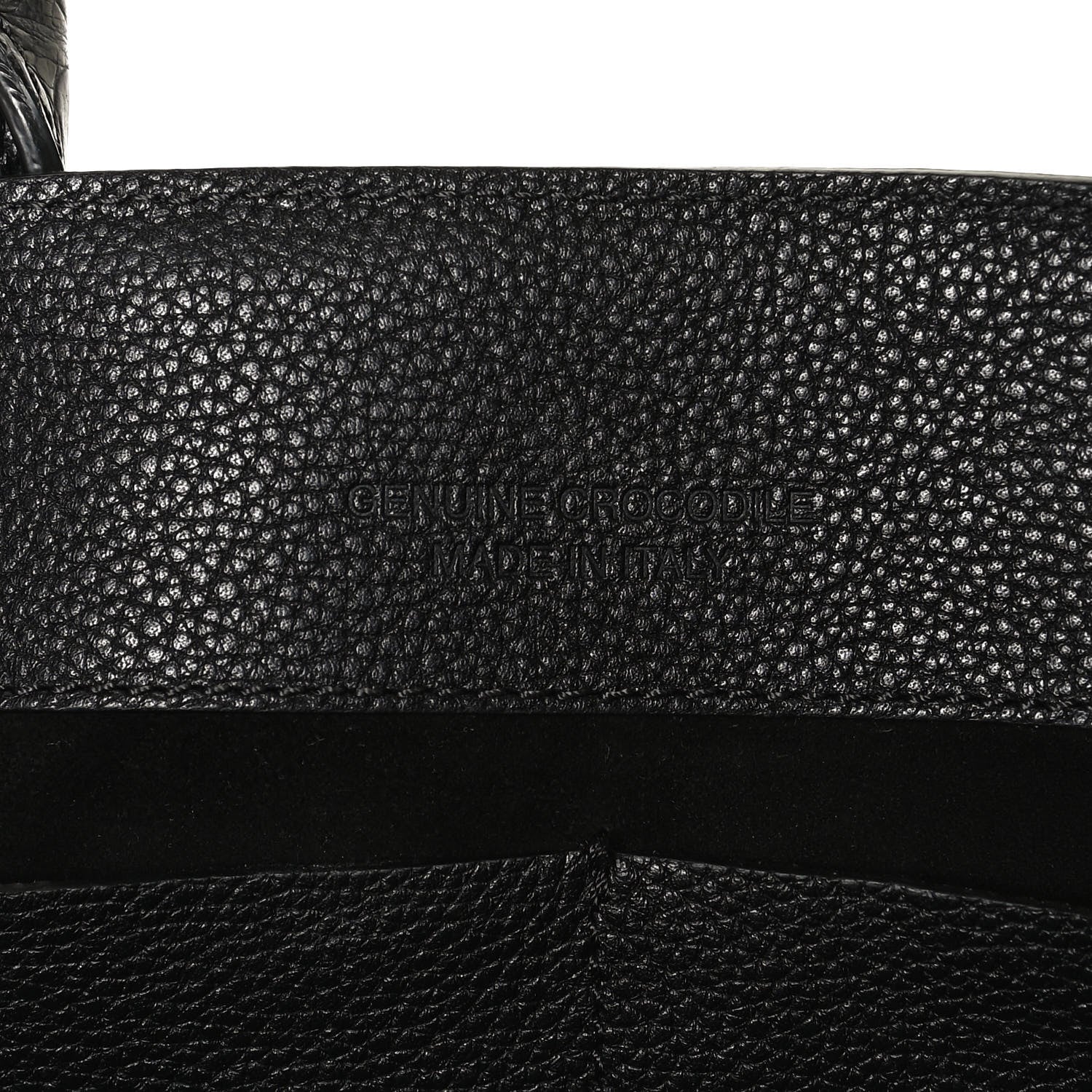 Nancy Gonzalez Calfskin Crocodile Cristie Satchel Black 7 of 12