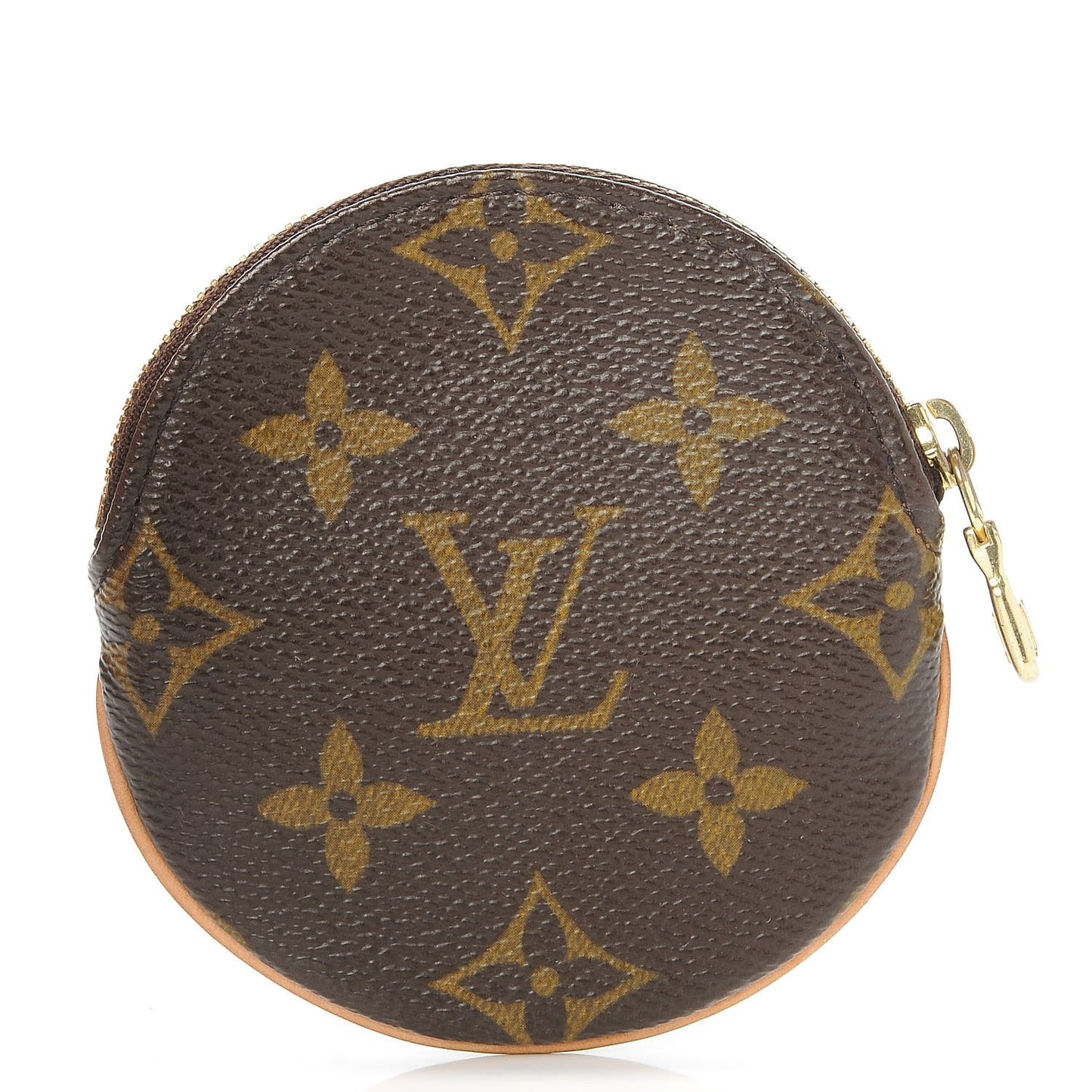 Monogram Round Coin Purse