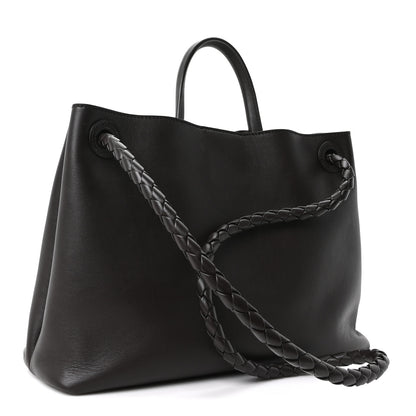 Bottega Veneta Silky Calfskin Medium Andiamo Shoulder Bag Fondant 2 of 8
