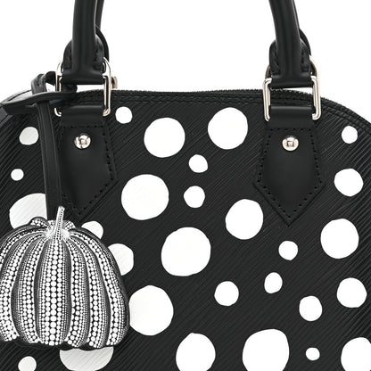 Louis Vuitton X YK Epi Alma BB Black White 8 of 10
