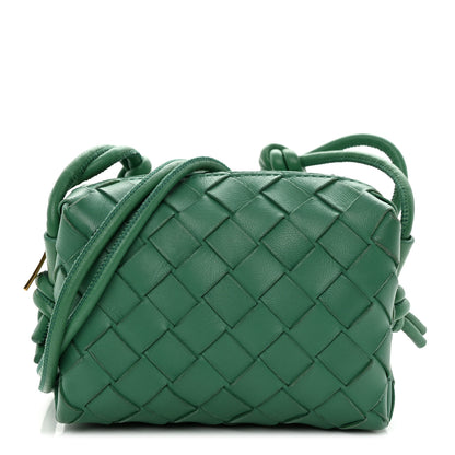 Bottega Veneta Nappa Intrecciato Candy Loop Camera Bag Mermaid 1 of 10