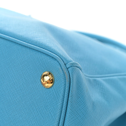 Prada Saffiano Medium Galleria Double Zip Tote Turchese 11 of 15