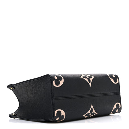 Louis Vuitton Empreinte Monogram Giant Onthego PM Black Beige 5 of 11