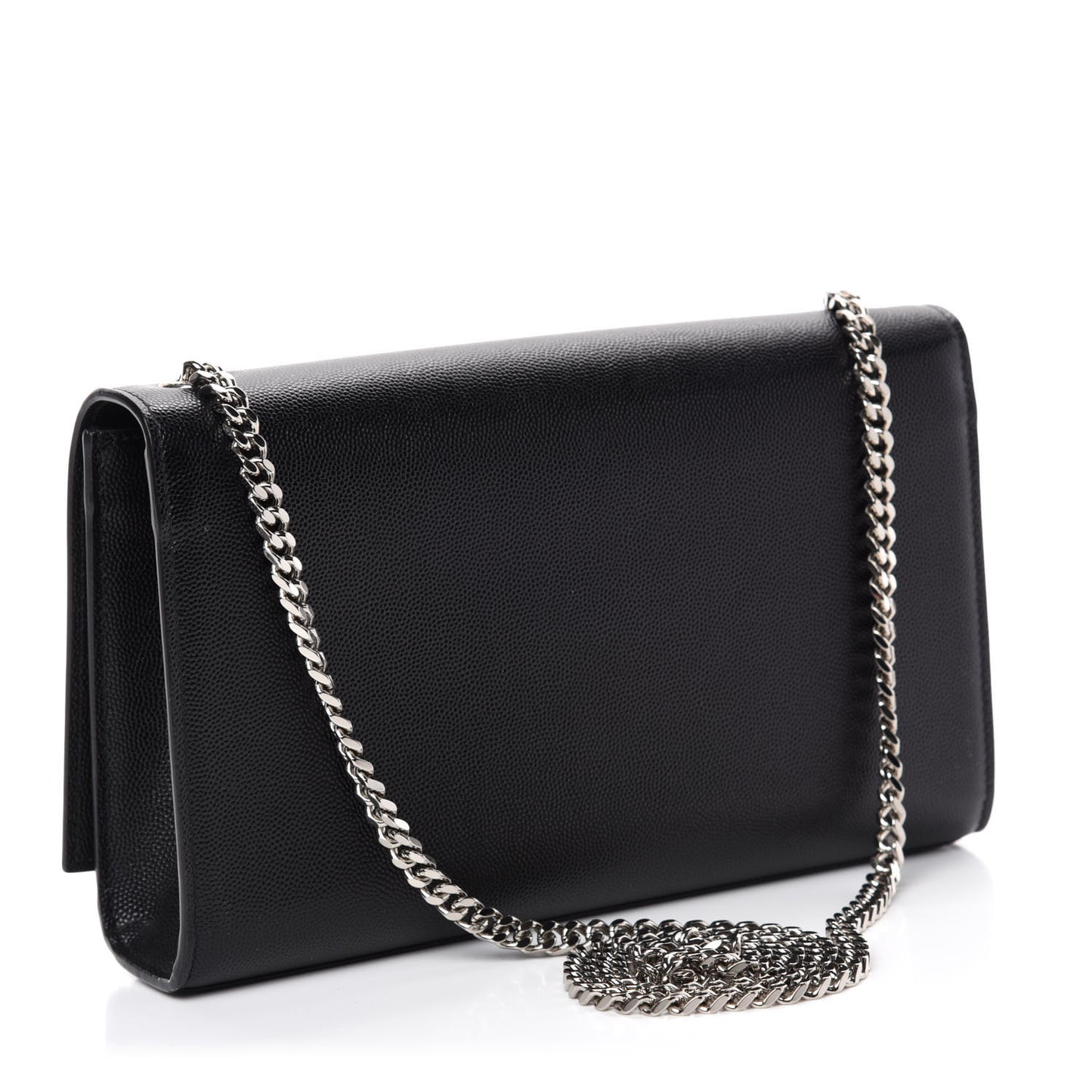Grain De Poudre Medium Classic Monogram Kate Satchel Black