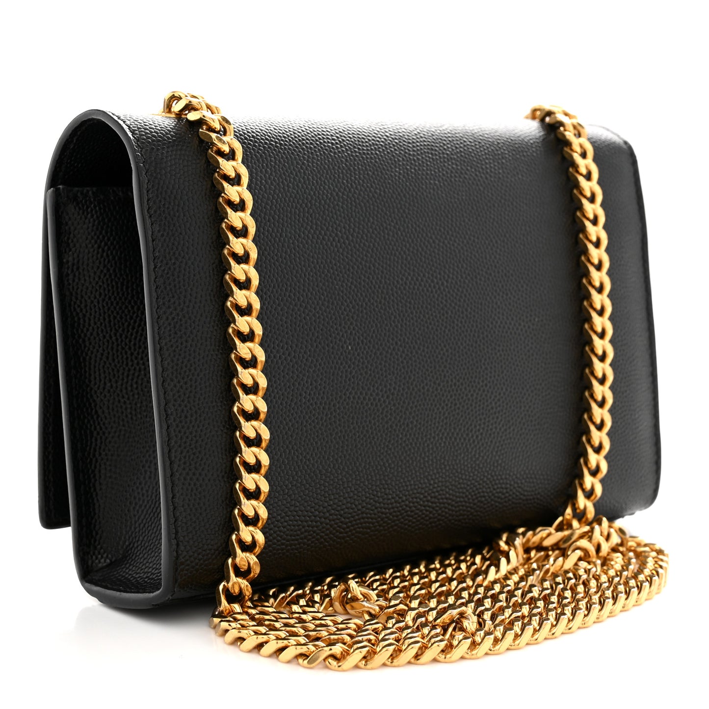 Grain De Poudre Small Classic Monogram Kate Satchel Black