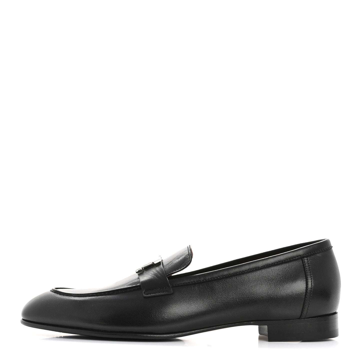 Goatskin Womens Paris Loafers 41 Black