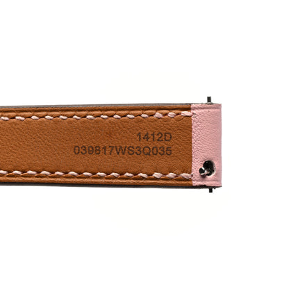 Hermes Swift Heure H Hour Watch Strap Rose Sakura 3 of 7