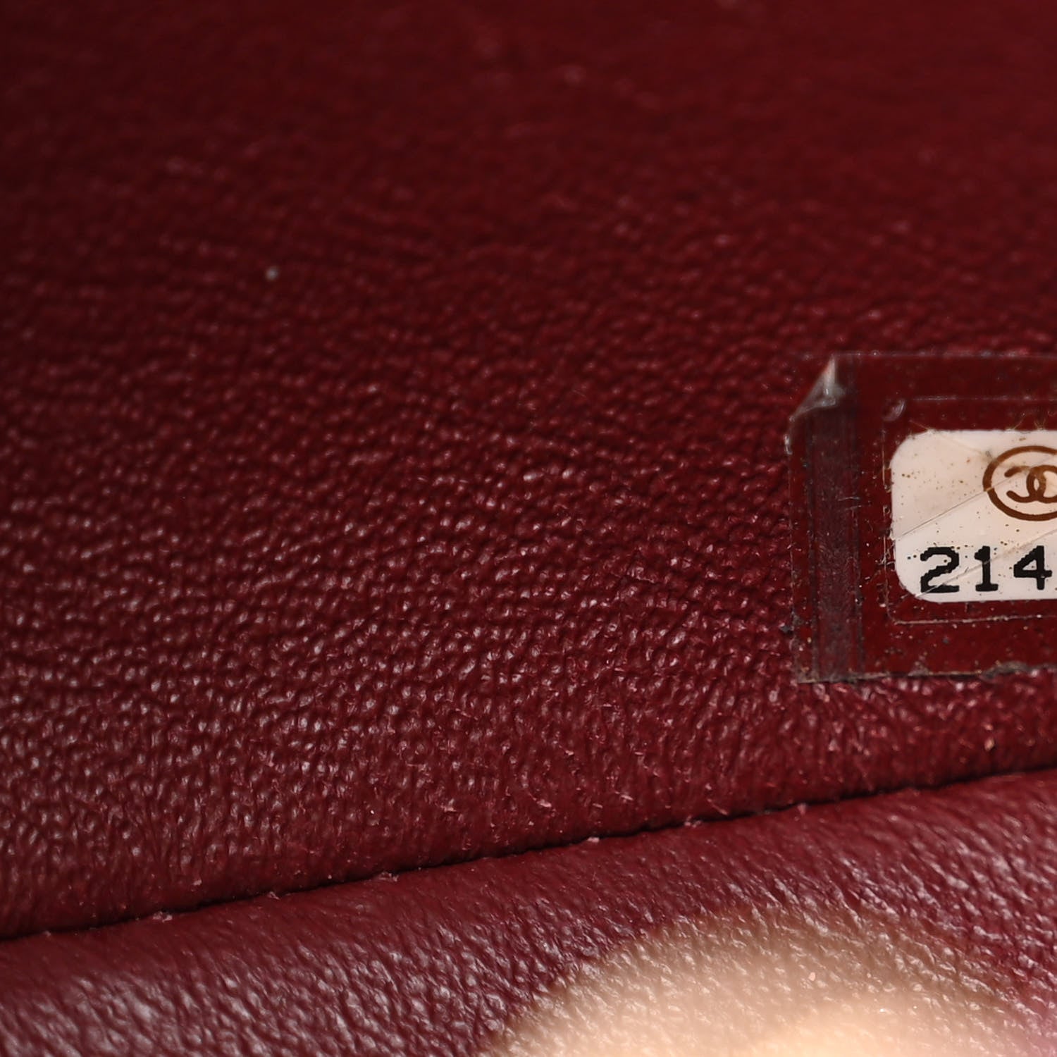 Chanel Caviar Quilted Mini Rectangular Flap Dark Red 7 of 11