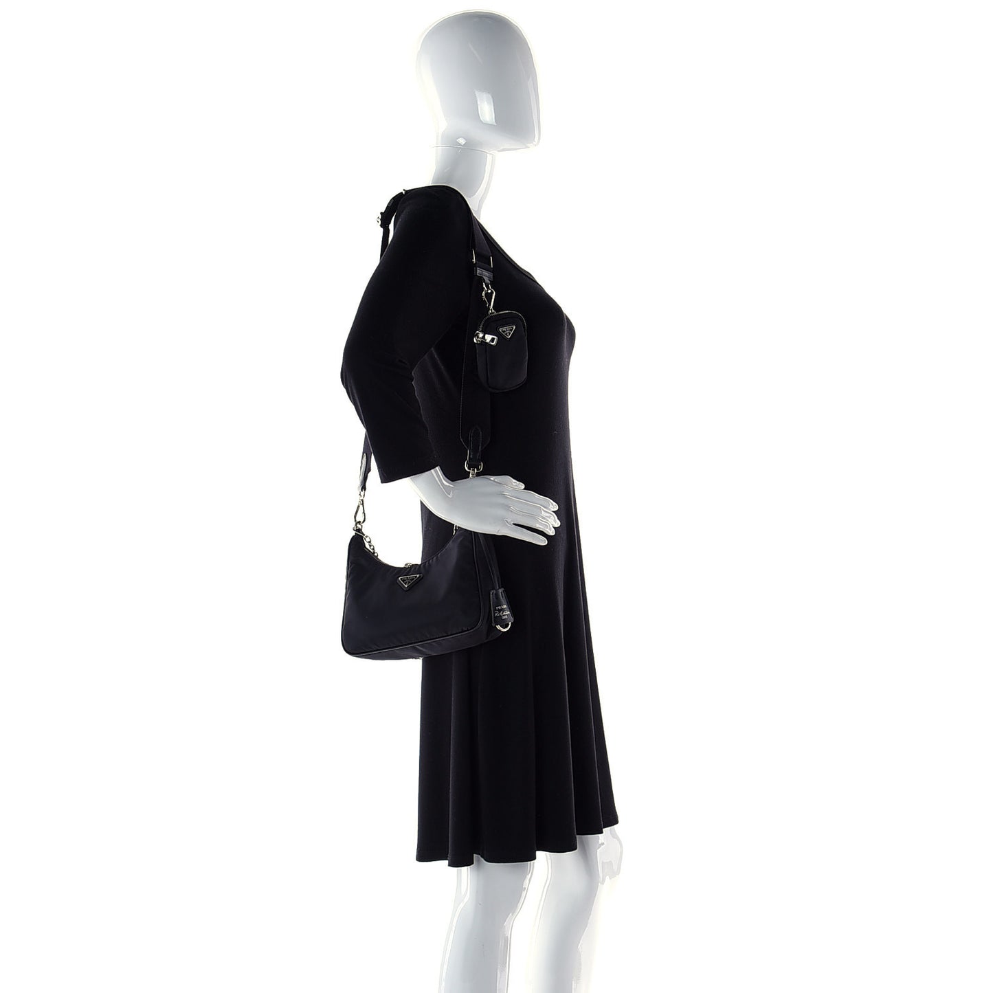 Nylon Re-Edition 2005 Shoulder Bag Black