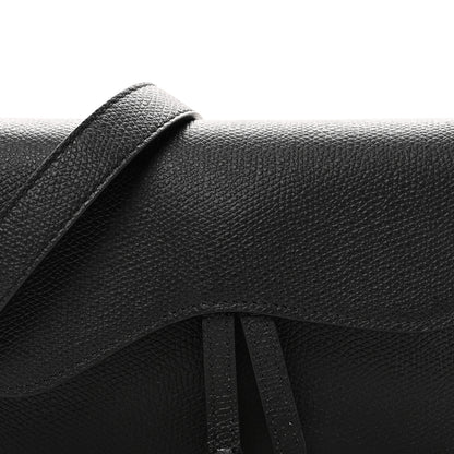 Christian Dior Grained Calfskin Saddle Belt Bag Black 8 of 10
