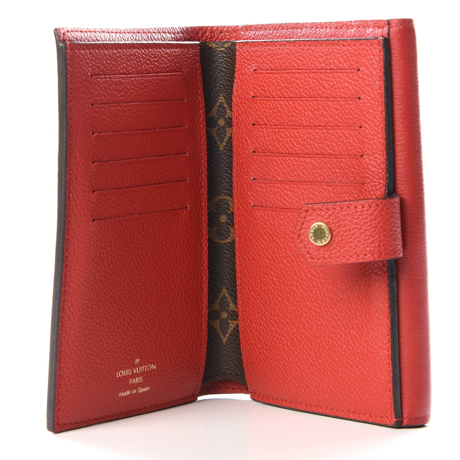 Louis Vuitton Monogram Pallas Compact Wallet Cherry 4 of 9