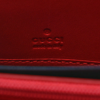 Gucci GG Supreme Monogram Blooms Zip Around Wallet Blue Red 6 of 6
