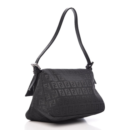 Fendi Zucchino Mini Mama Baguette Black 3 of 9
