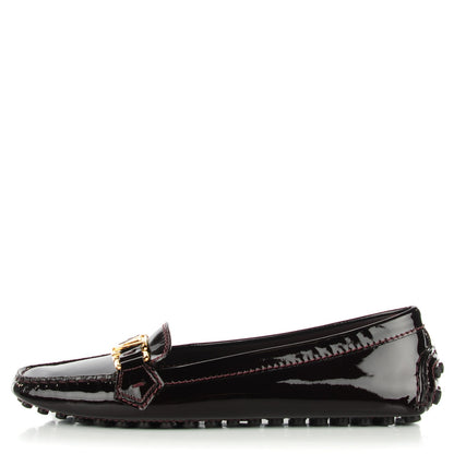 Louis Vuitton Patent Calfskin Oxford Loafers 40 Amarante 1 of 7