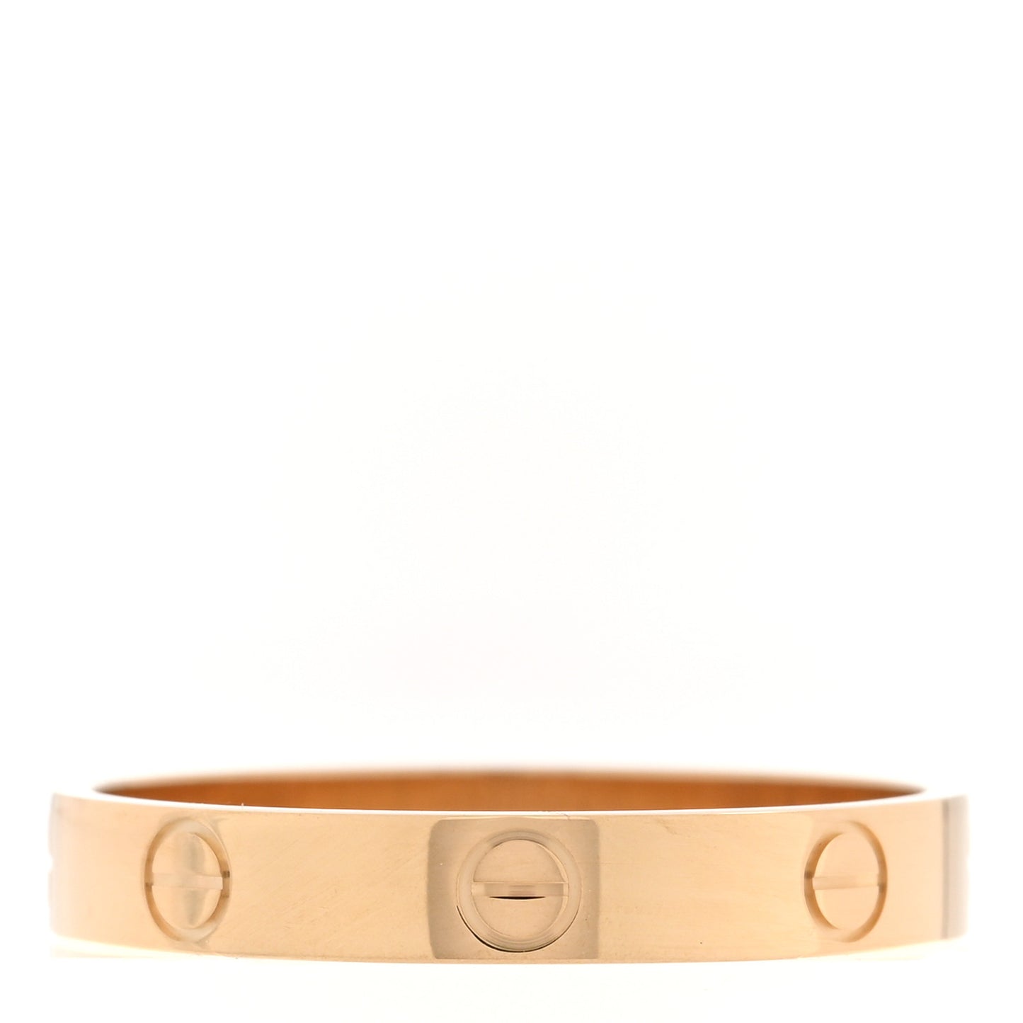 18K Yellow Gold 3.5mm LOVE Wedding Band Ring 63 10.25