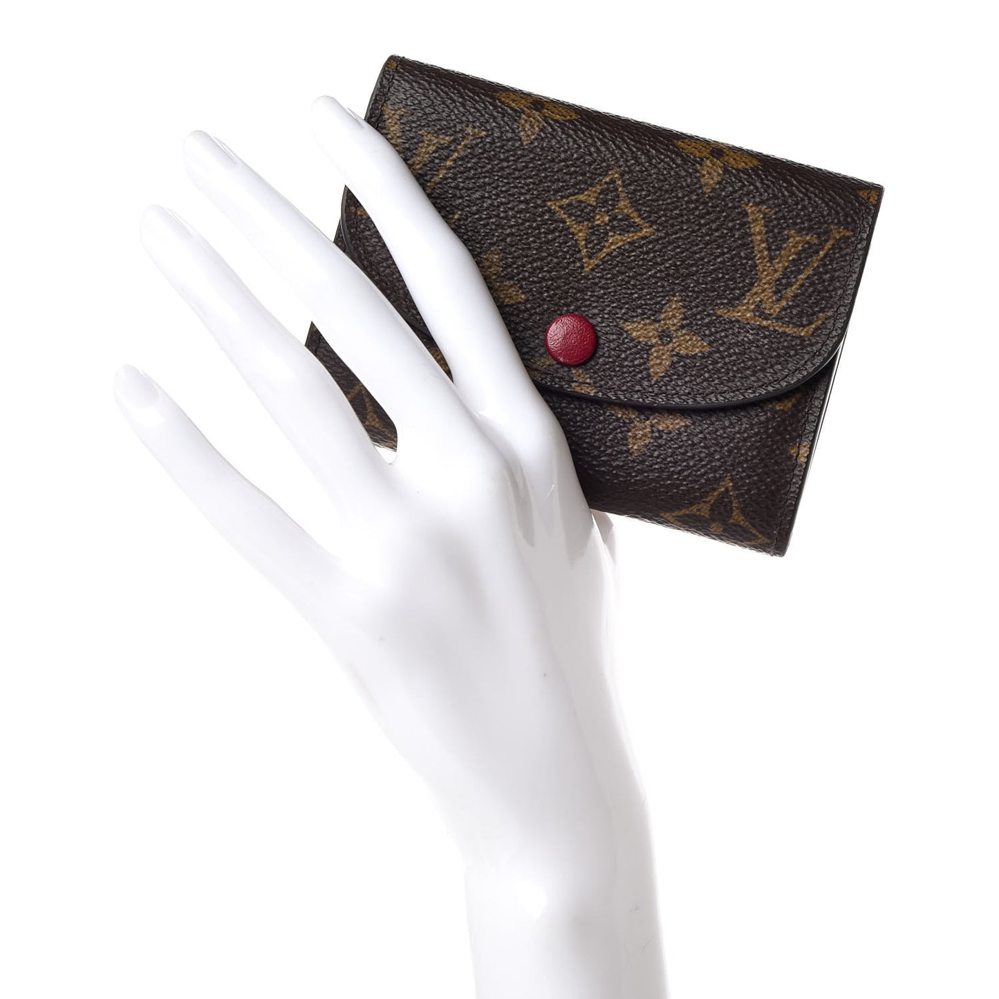Monogram Rosalie Coin Purse Fuchsia