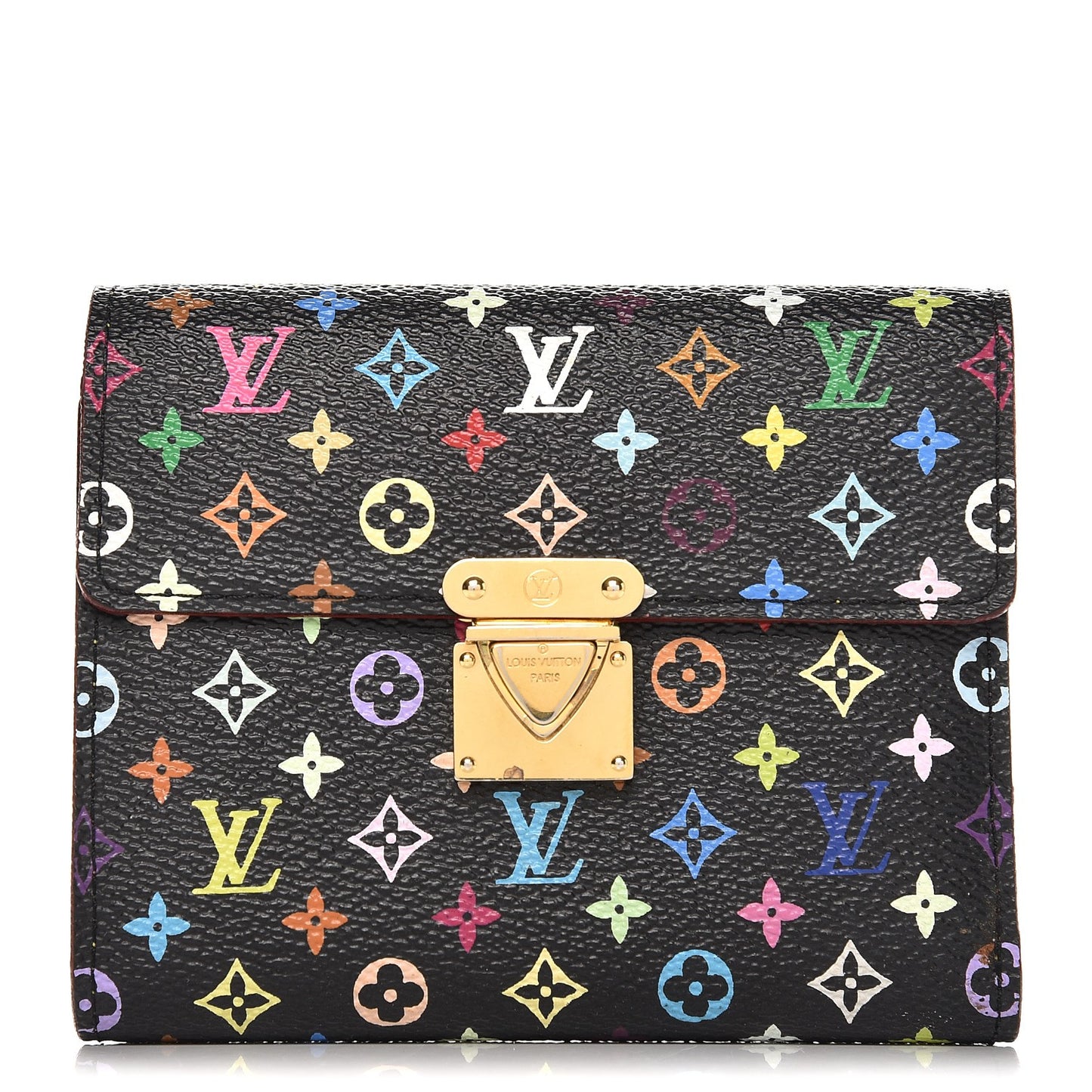 Monogram Multicolor Koala Wallet Black