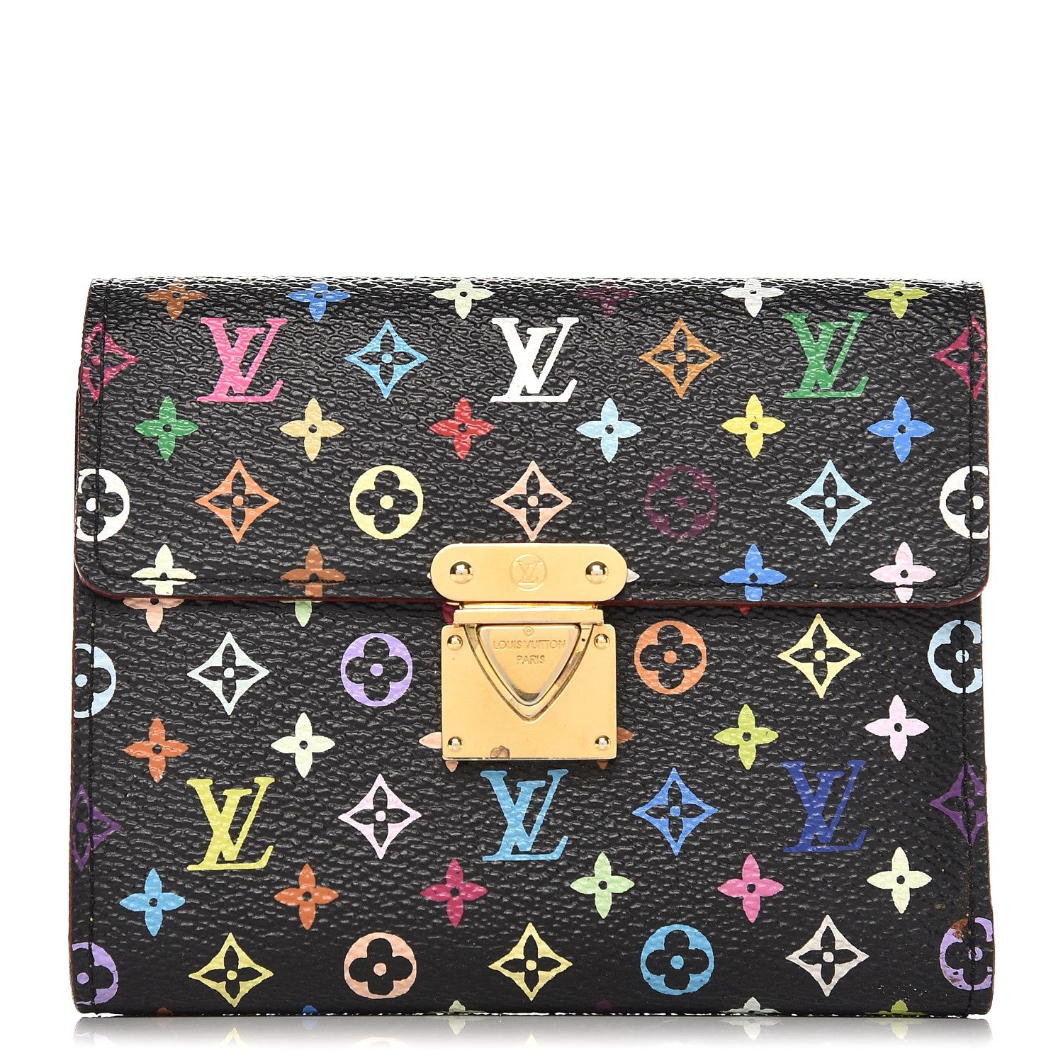 Louis Vuitton Monogram Multicolor Koala Wallet Black 1 of 9