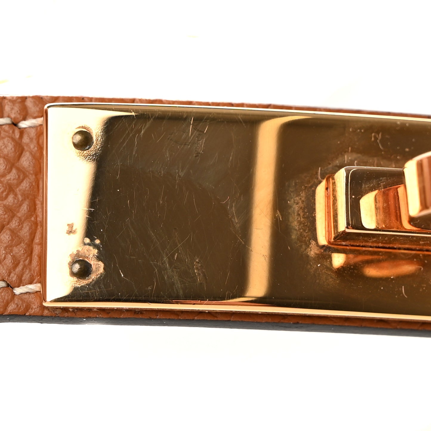 Epsom Kelly Belt Gold