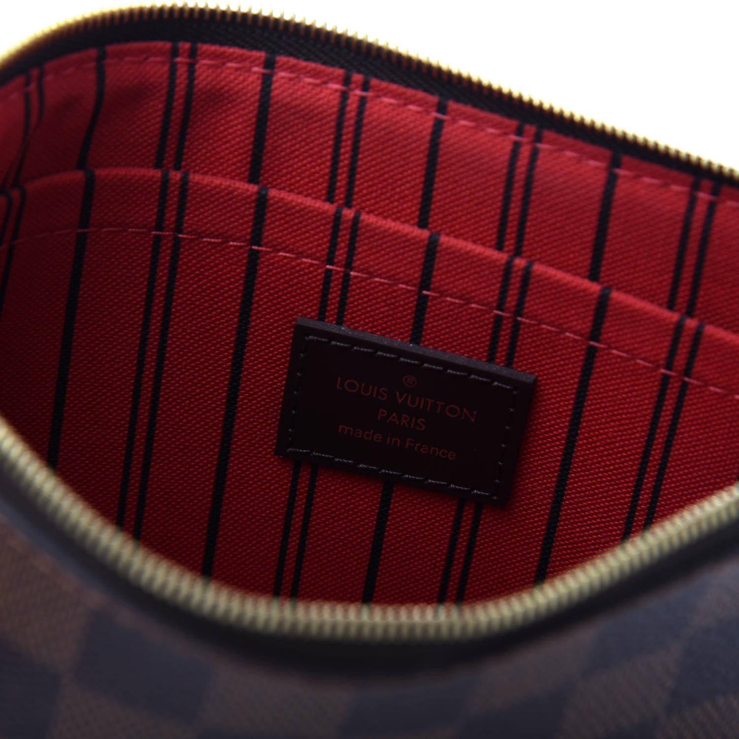 Louis Vuitton Damier Ebene Neverfull MM GM Pochette 6 of 7