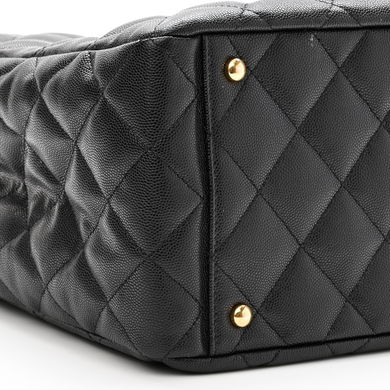 Chanel Caviar Quilted Small Shopping Tote Black 9 of 11