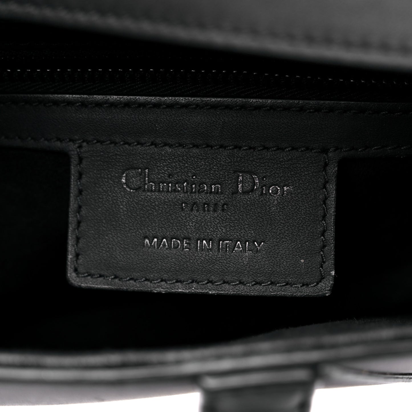 Ultra Matte Calfskin Saddle Bag Black